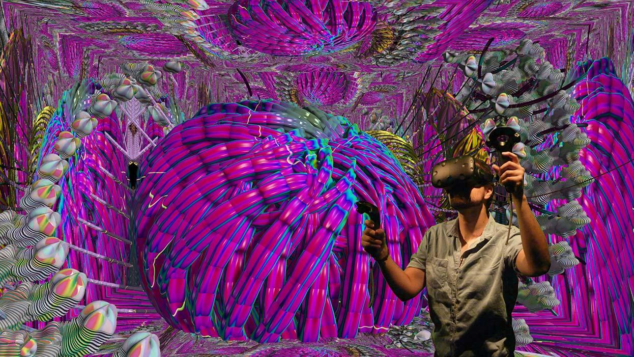Уильям Лейтам. Mutator VR. Интерактивная видео-инсталляция, 2016-2