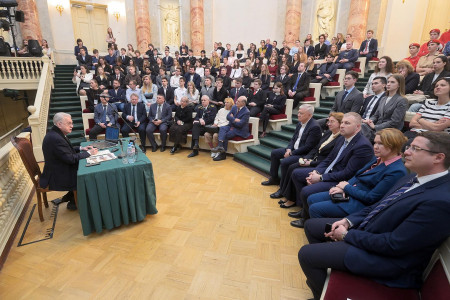 Представители Академии Штиглица стали участниками открытой лекции Михаила Борисовича Пиотровского