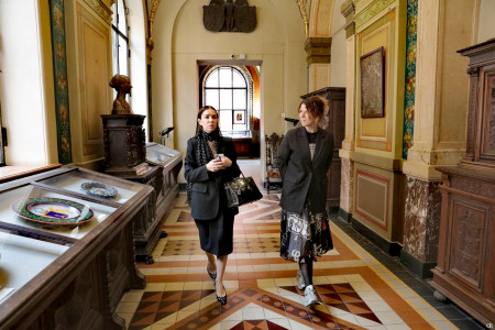 Заместитель председателя Комитета по туризму Москвы посетила Музей Академии Штиглица