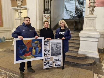 В Академии Штиглица состоялась торжественная передача художественных работ студентов благотворительному фонду «Добрый волшебник»