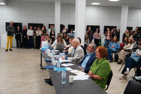 Защиты выпускных квалификационных работ на кафедре графического дизайна Академии Штиглица