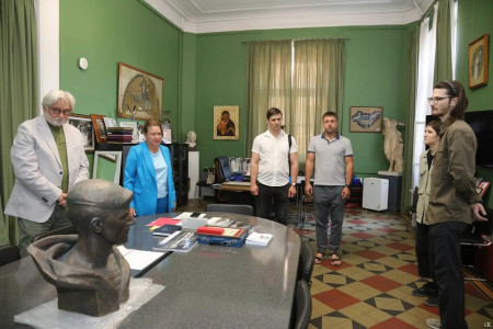 Торжественное вручение памятника полковнику Бабаёву Фёдору Захаровичу