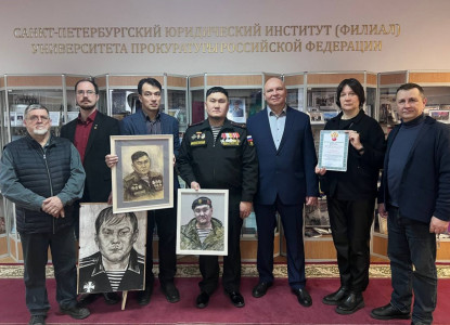Торжественная передача портретов ветерану СВО Кылану-оол Конгару Максимовичу
